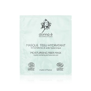 Masque Tissu Hydratant Immortelle bio & Acide Hyaluronique
